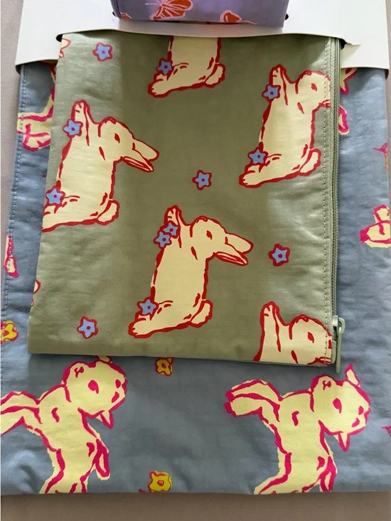 Baggu Go Pouch Set Spring Animals - Picture 4 of 9